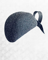 Black Metallic Swirl