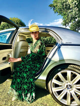 Nuvolette - Yellow Feather Swirls Headpiece