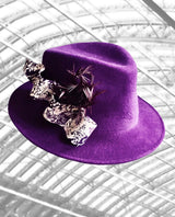 St Pancras - Couture Trilby in Ultraviolet