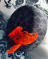 Mars Red Movement - Mars Red Leopard Print Pillbox