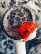 Mars Red Movement - Mars Red Leopard Print Pillbox