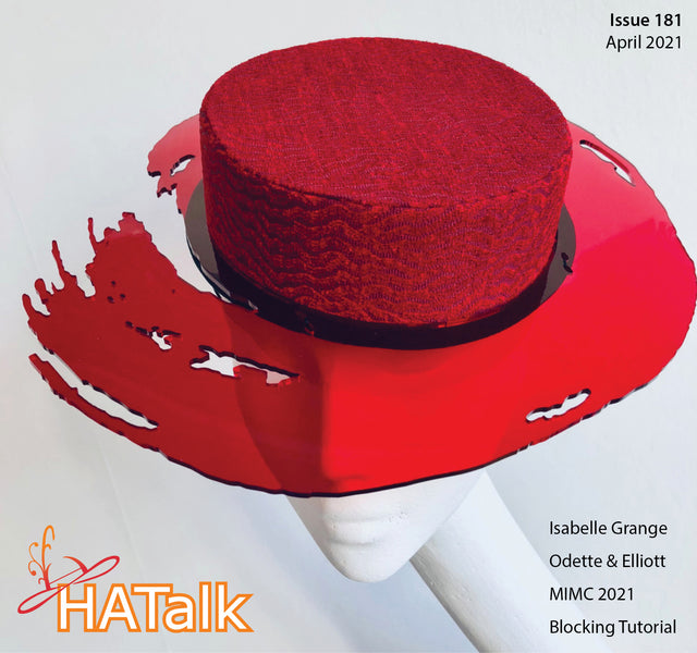 Red Calligraphy - Hat of the Month - HATalk April 2021 Issue
