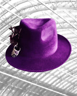 St Pancras - Couture Trilby in Ultraviolet